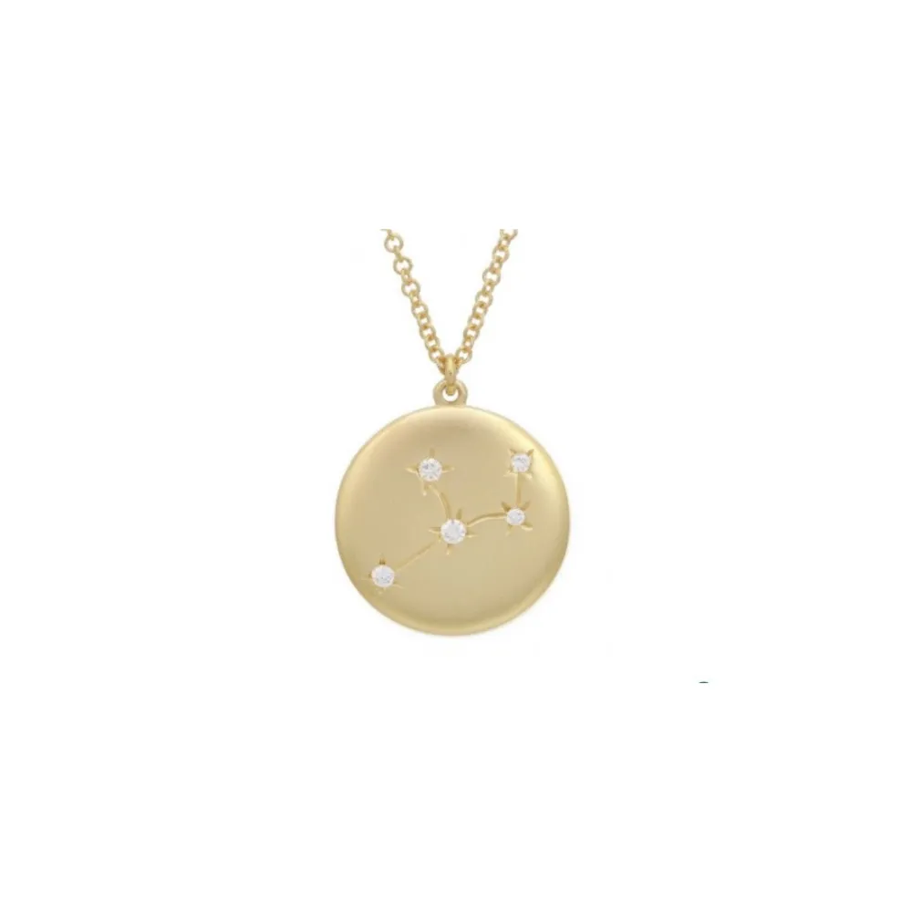 14K GOLD AND DIAMOND ZODIAC CONSTELLATION NECKLACE