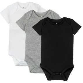 3-Pack Organic Cotton Short Sleeve Bodysuits