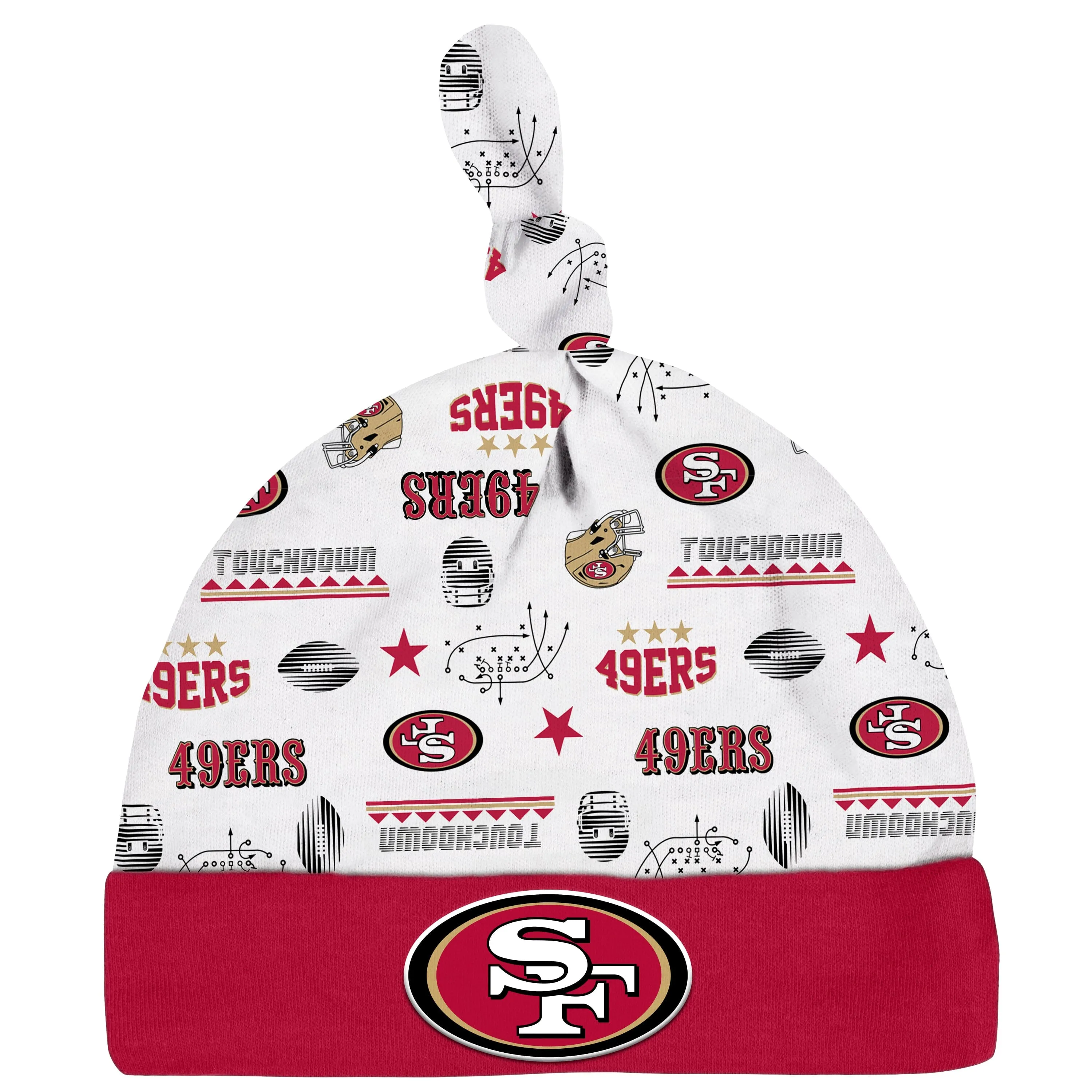 3-Piece Baby Boys 49ers Bodysuit, Sleep 'n Play, & Cap Set