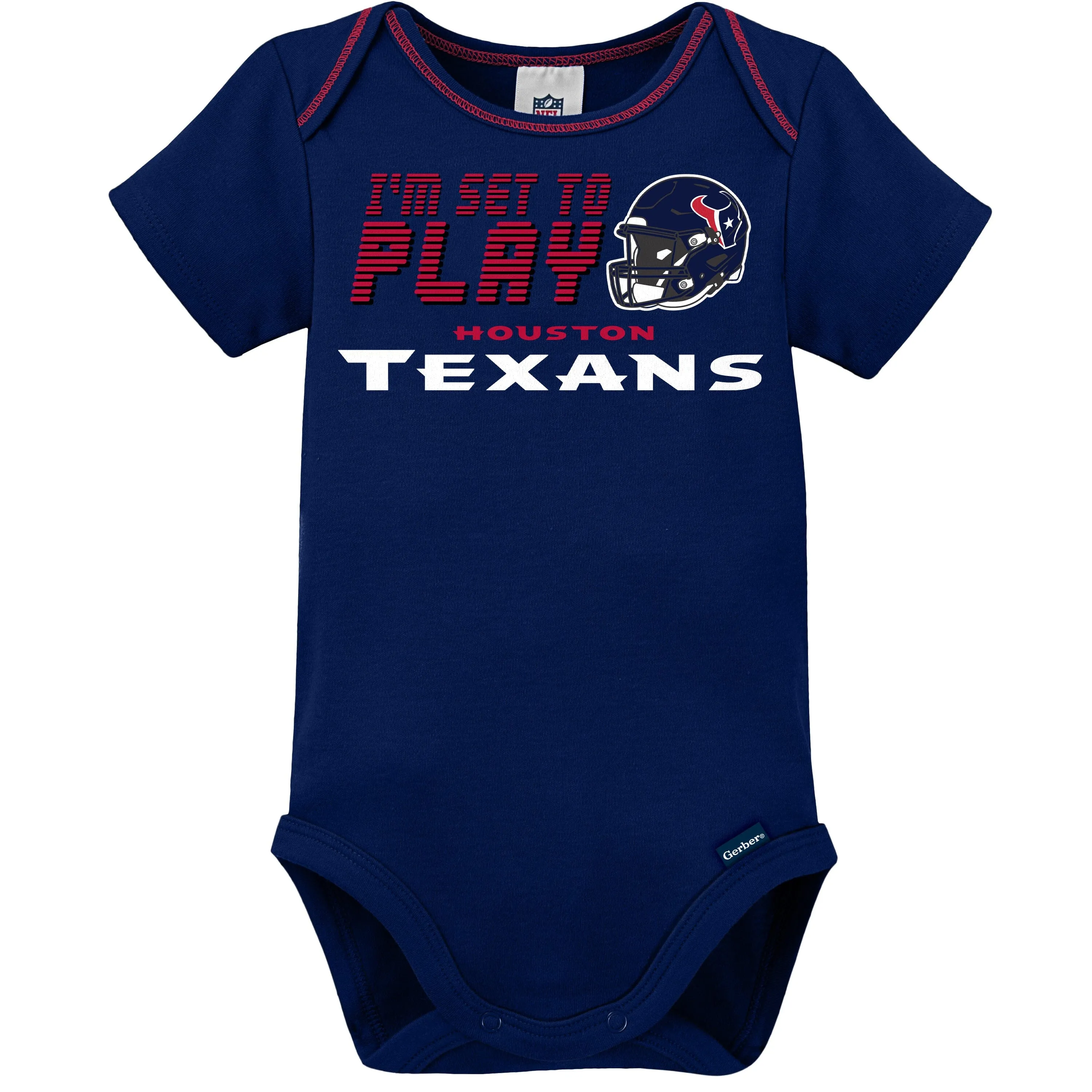 3-Piece Baby Boys Houston Texans Bodysuit, Sleep 'N Play, and Cap Set