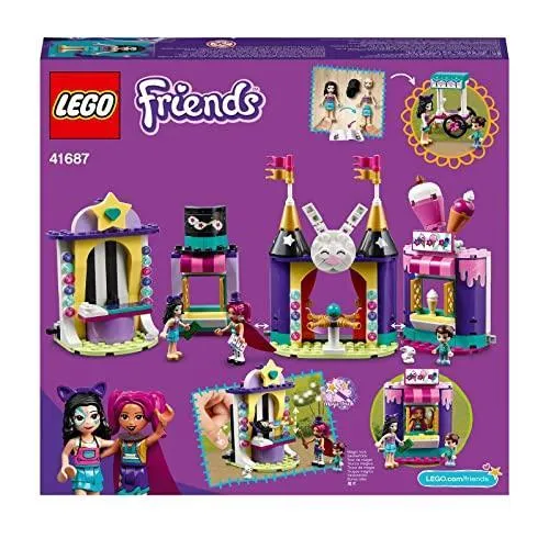 41687 Friends Magical Funfair Stalls Fairground Carnival Set