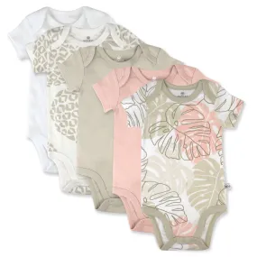 5-Pack Organic Cotton Short Sleeve Bodysuits