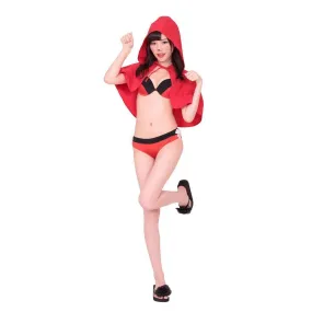 A&T - Red Riding-Hood Bikini Costume (Multi Colour)