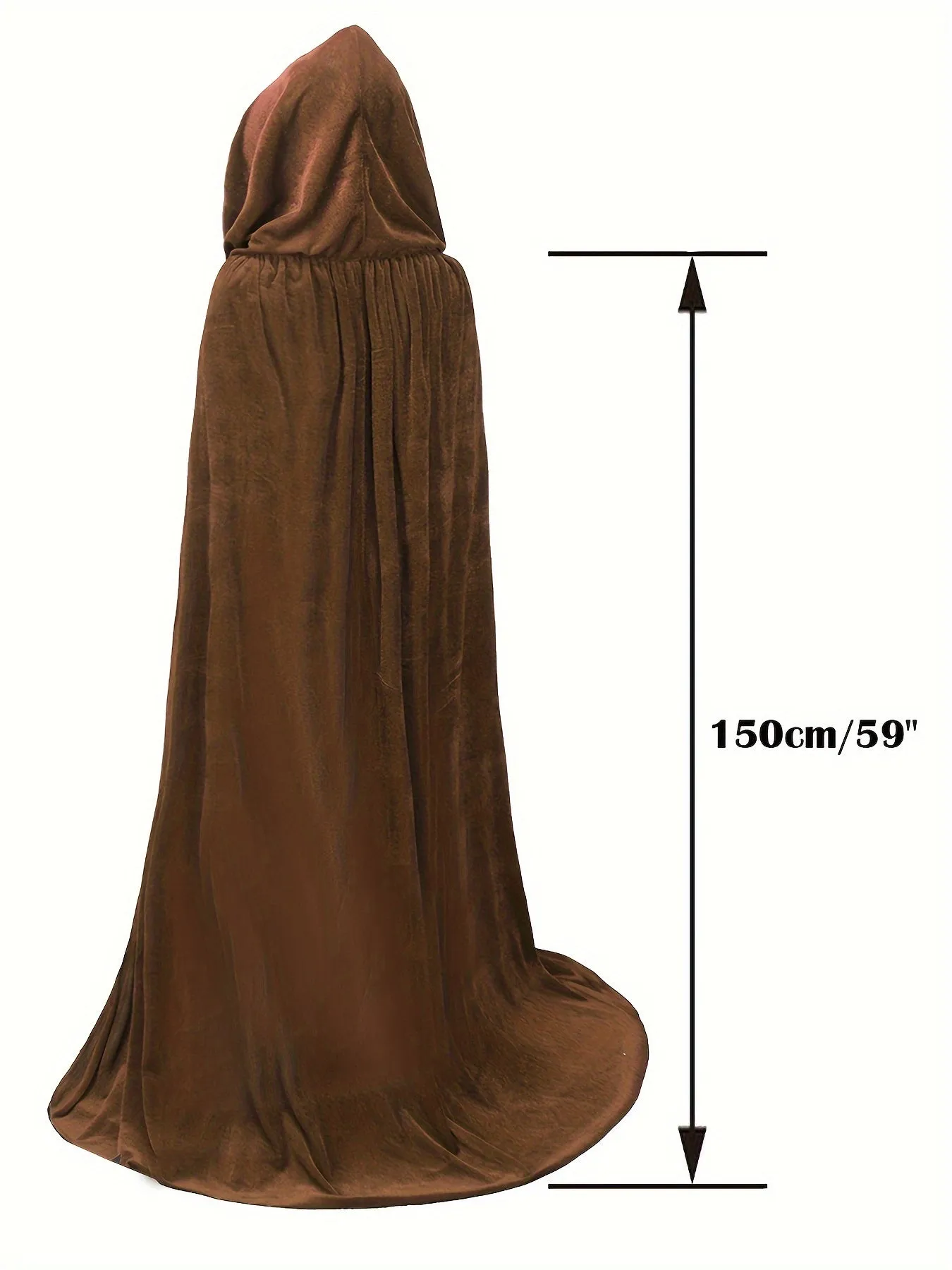 Adult Halloween Costume Cape  Vampire Wizard Demon