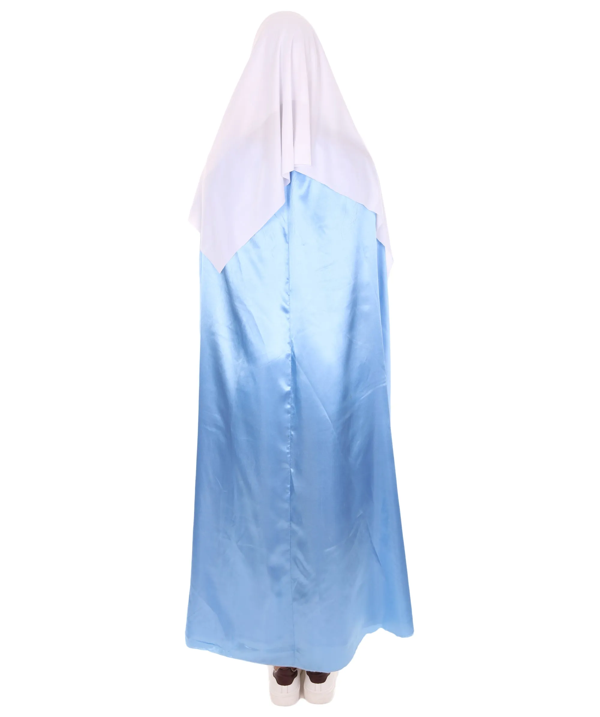 Adult Women's Mary Nativity Costume | Blue and White Cosplay Costume