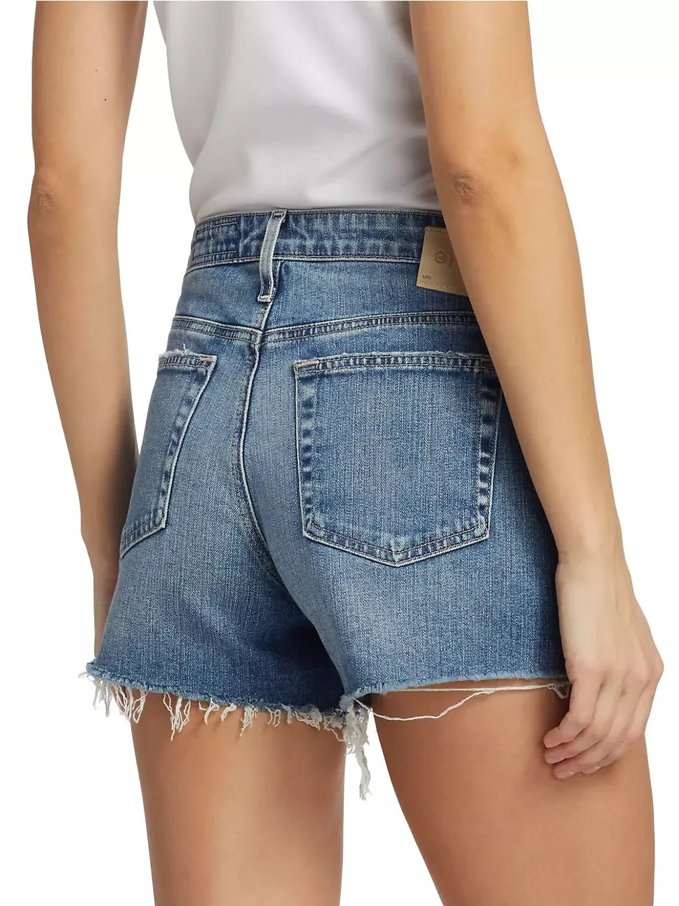 AG Denim Hailey Cut Off in 17 Year Lagoon