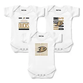 Anaheim Ducks 3-Pack Bodysuits