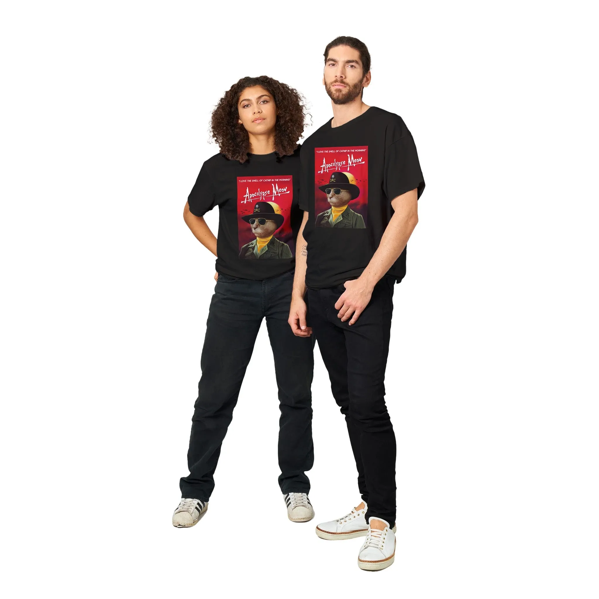 Apocalypse Meow Heavyweight Unisex Crewneck T-shirt