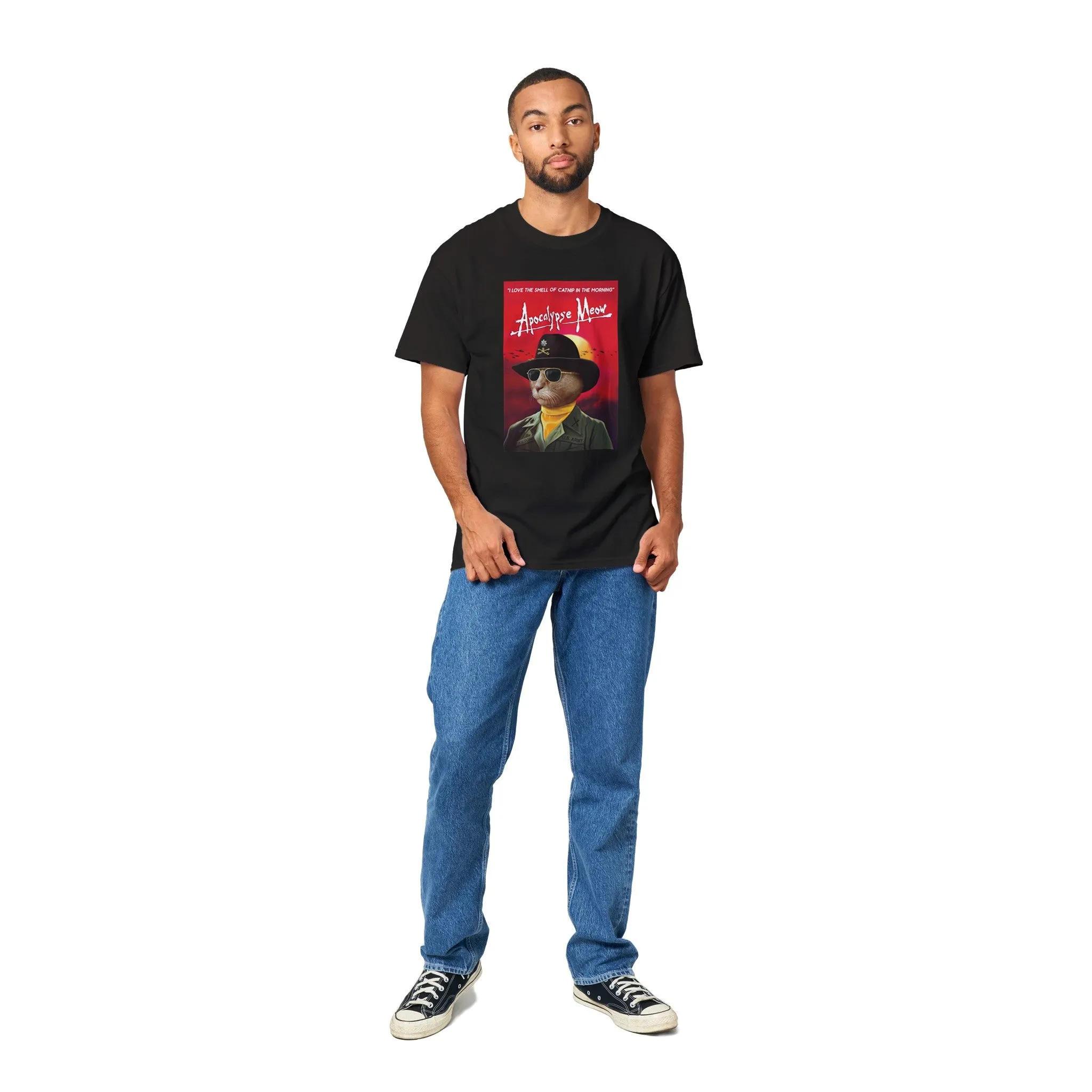 Apocalypse Meow Heavyweight Unisex Crewneck T-shirt