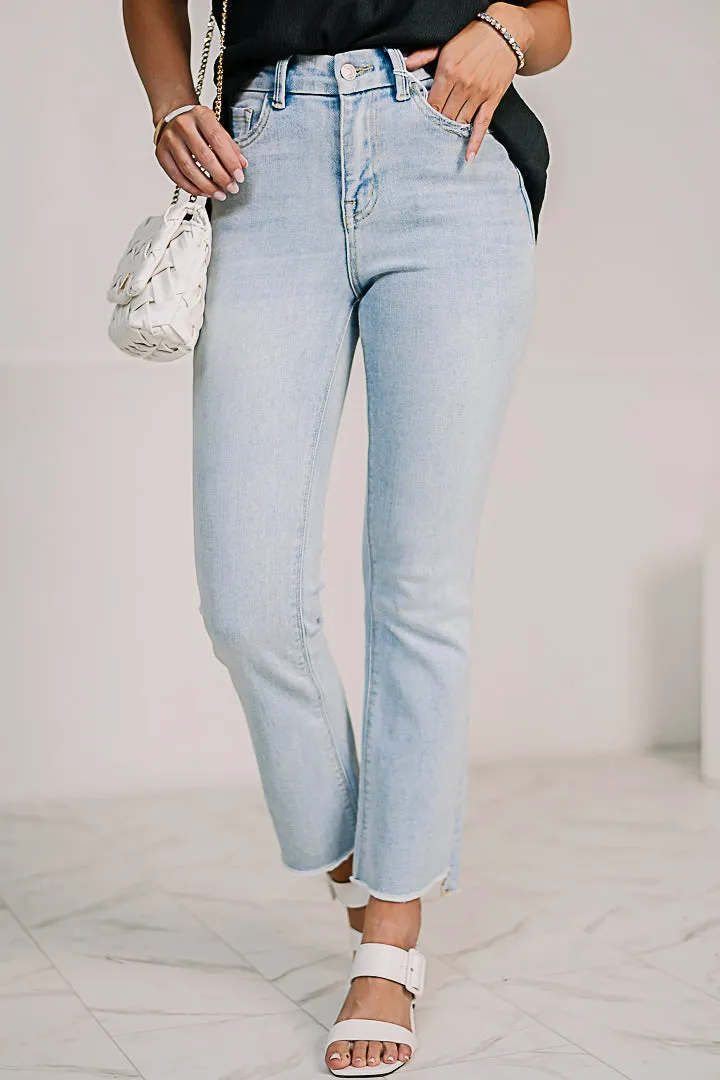 As I Said Slant Cropped Jeans