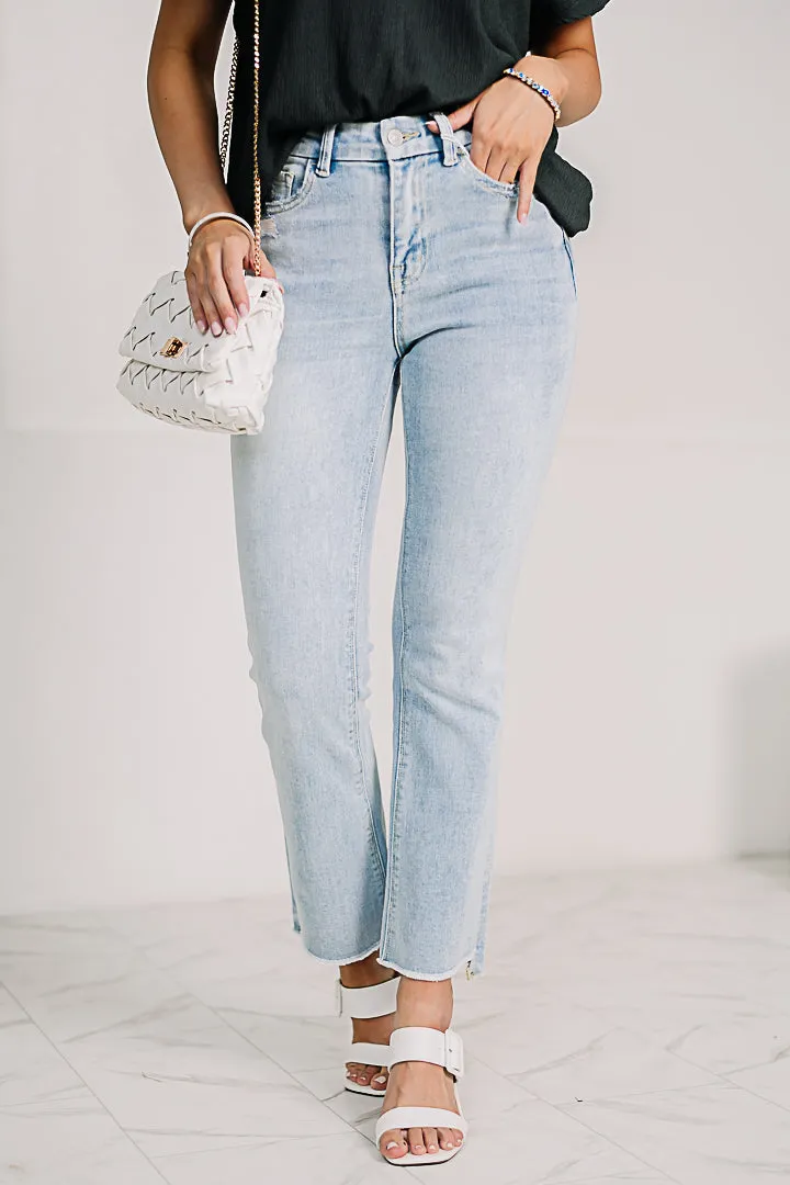 As I Said Slant Cropped Jeans