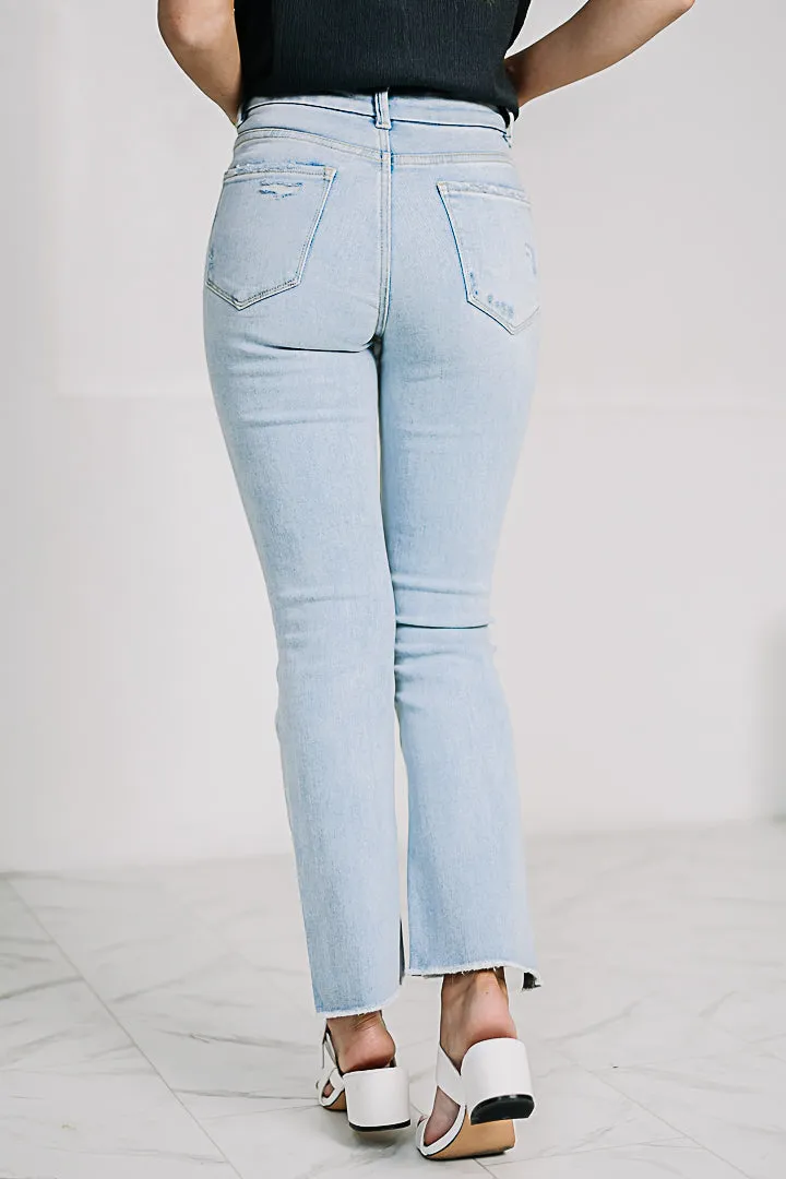 As I Said Slant Cropped Jeans