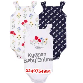 Baby Body Suit (Wildflower) 3pcs