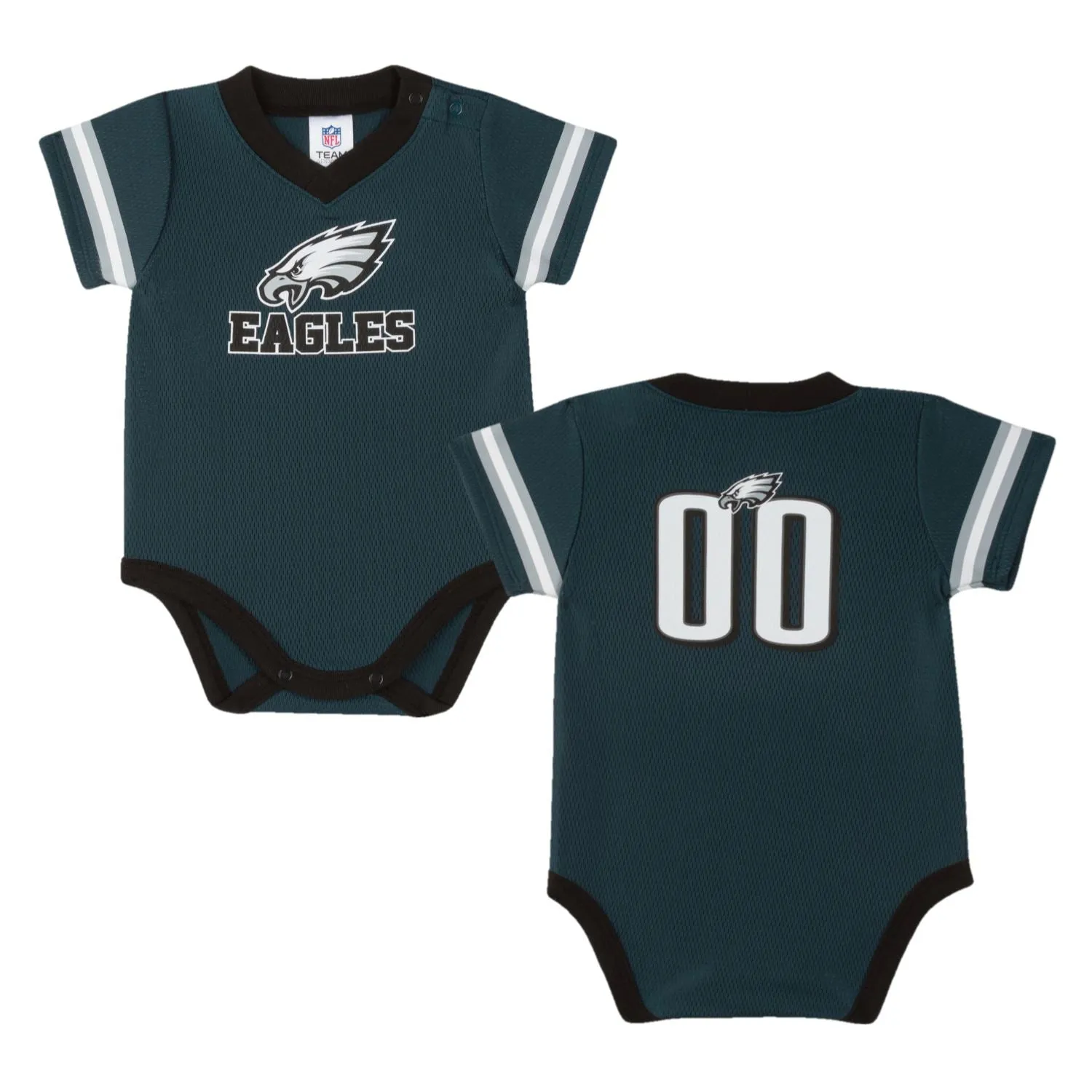 Baby Boys Philadelphia Eagles Short Sleeve Jersey Bodysuit