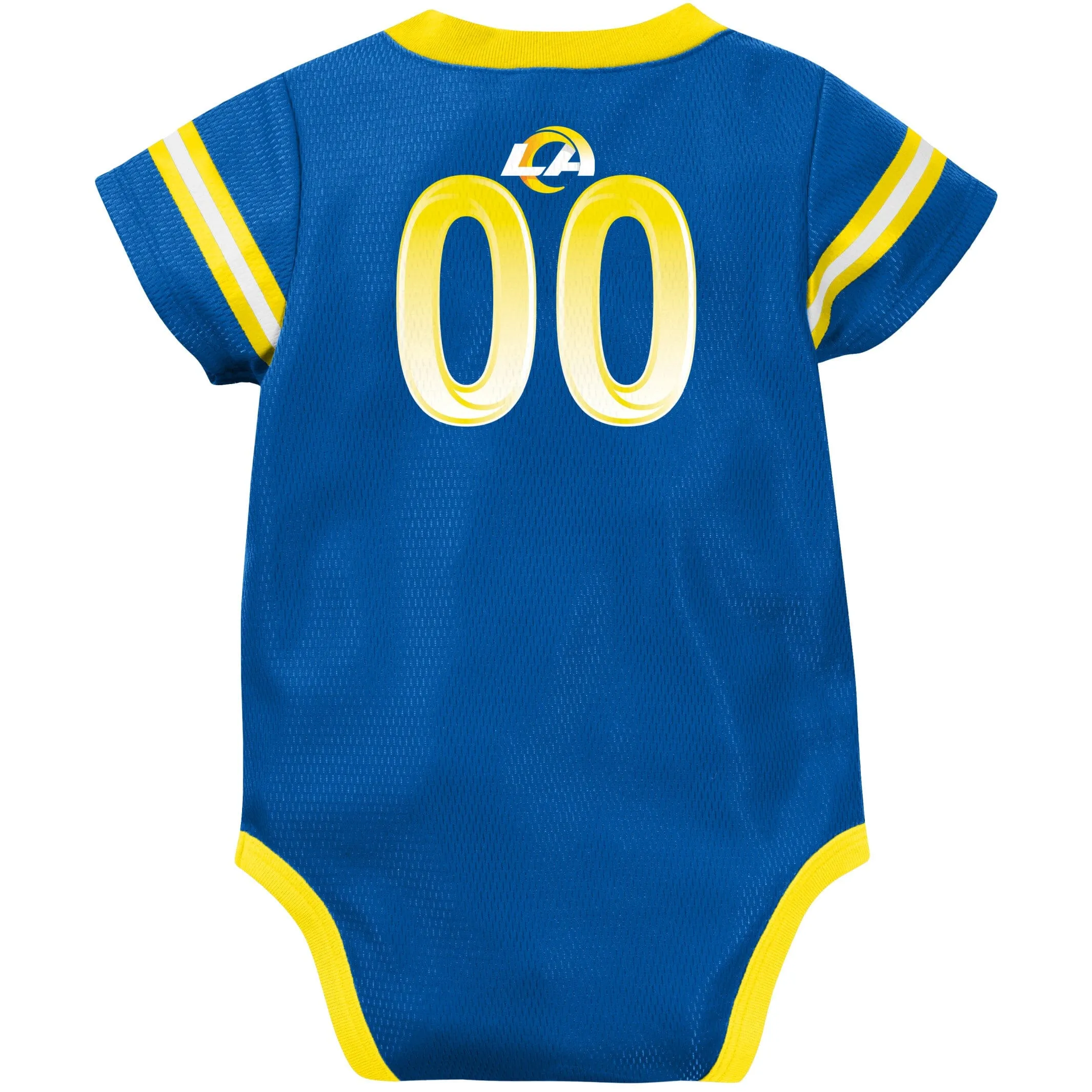 Baby Boys Rams Short Sleeve Jersey Bodysuit