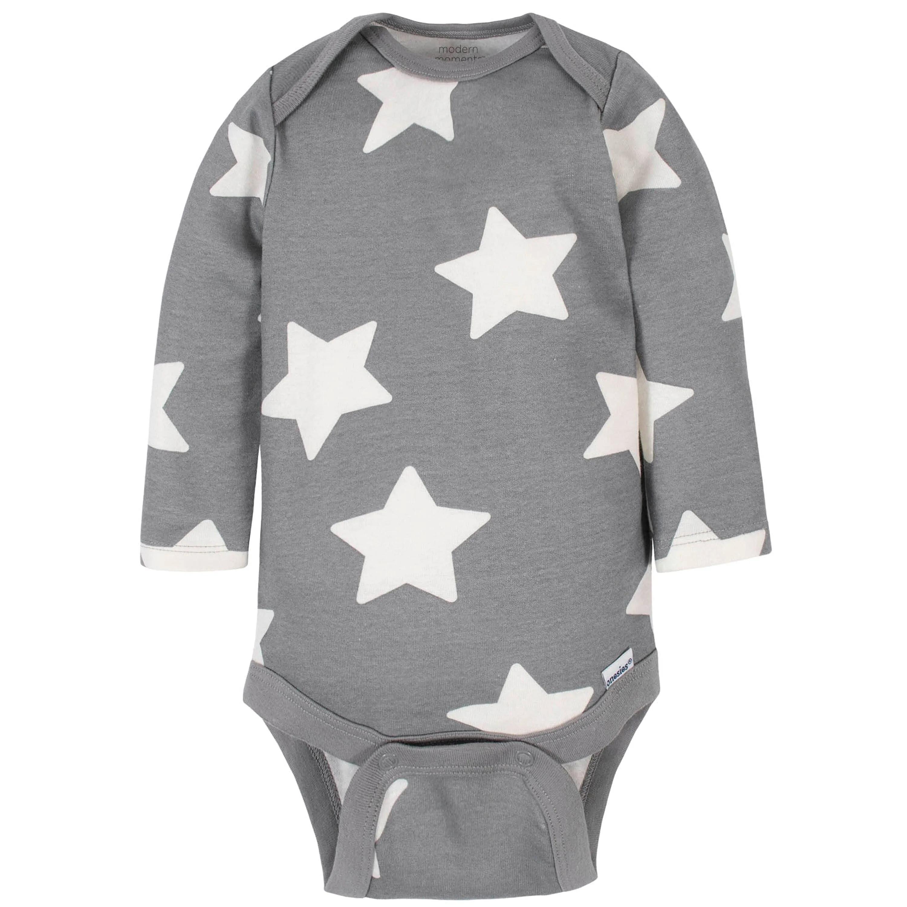 Baby Boys Stars Long Sleeve Onesies® Bodysuit