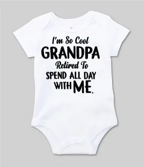 Baby Starters "Grandpa Retired" Bodysuit