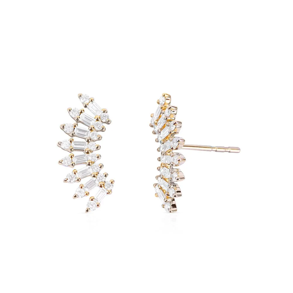 BAGUETTE DIAMOND CROWN CLIMBERS