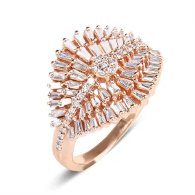 BAGUETTE DIAMOND DECO RING