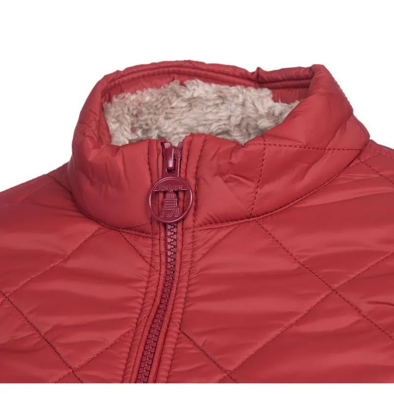 Barbour Petrel Ladies Quilted Jacket - Burnt Red