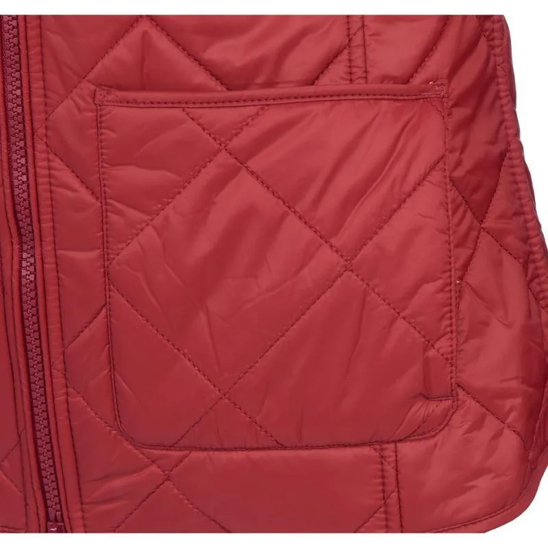 Barbour Petrel Ladies Quilted Jacket - Burnt Red