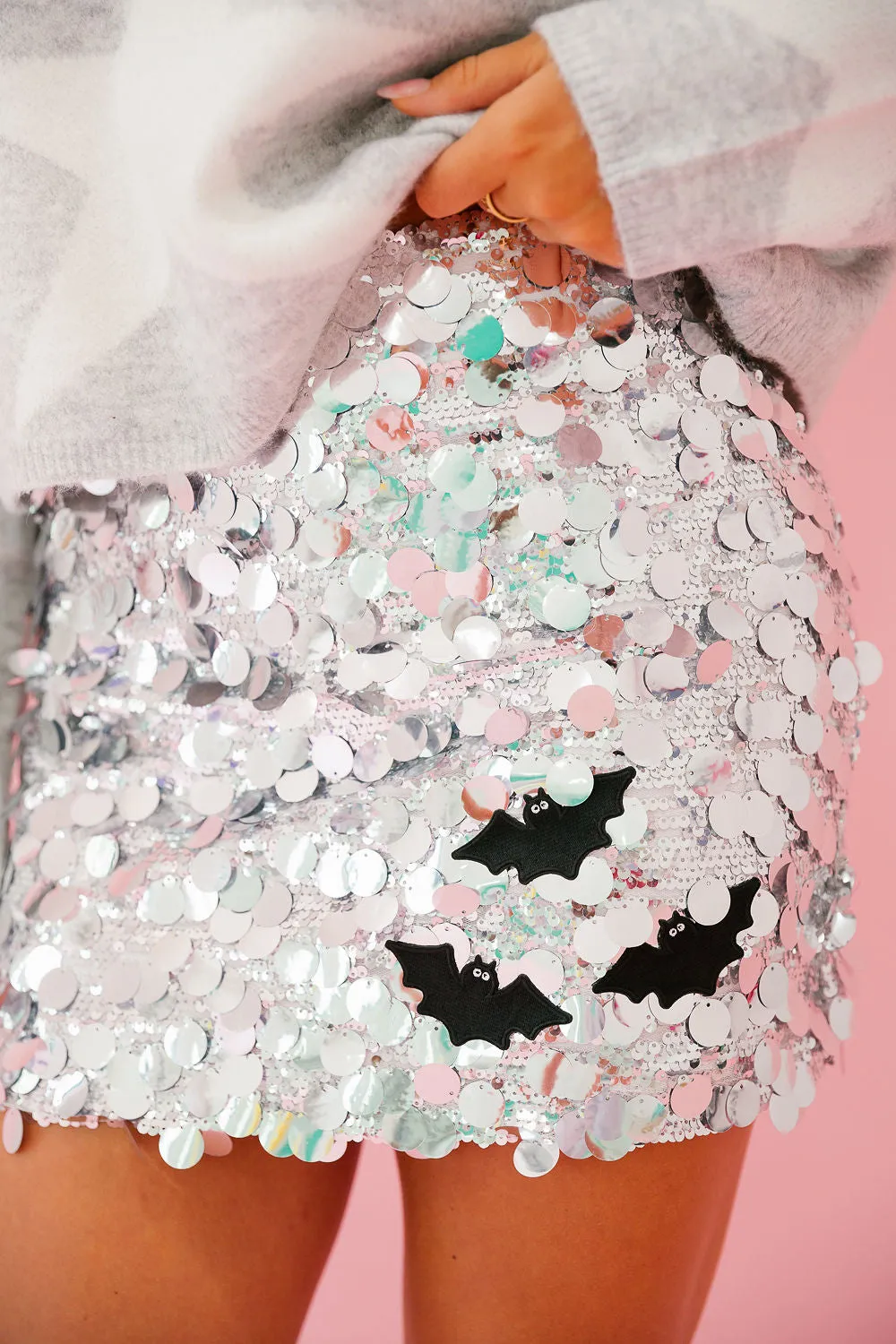 BAT GIRL SEQUIN SKIRT