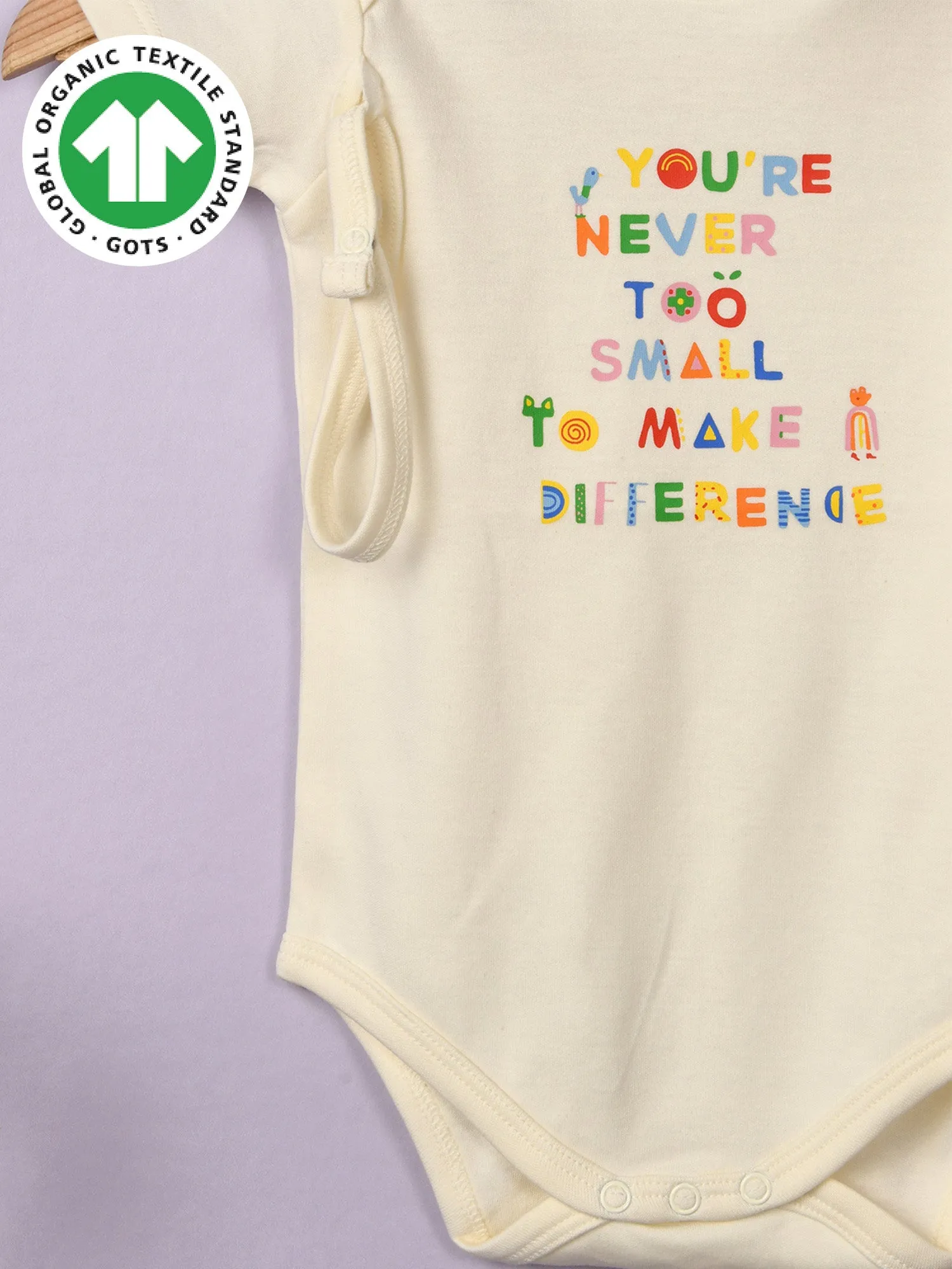 Be the change - Organic Cotton Bodysuit