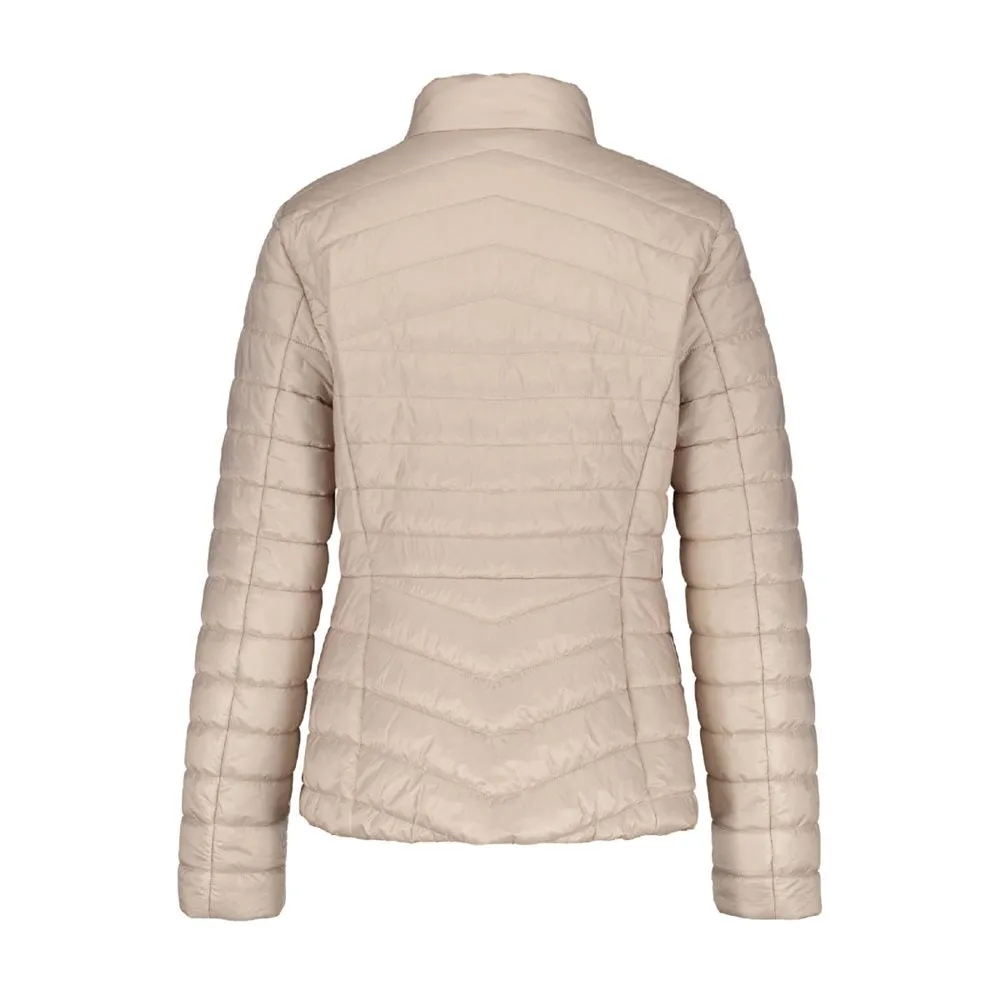 Beige Quilted Jacket