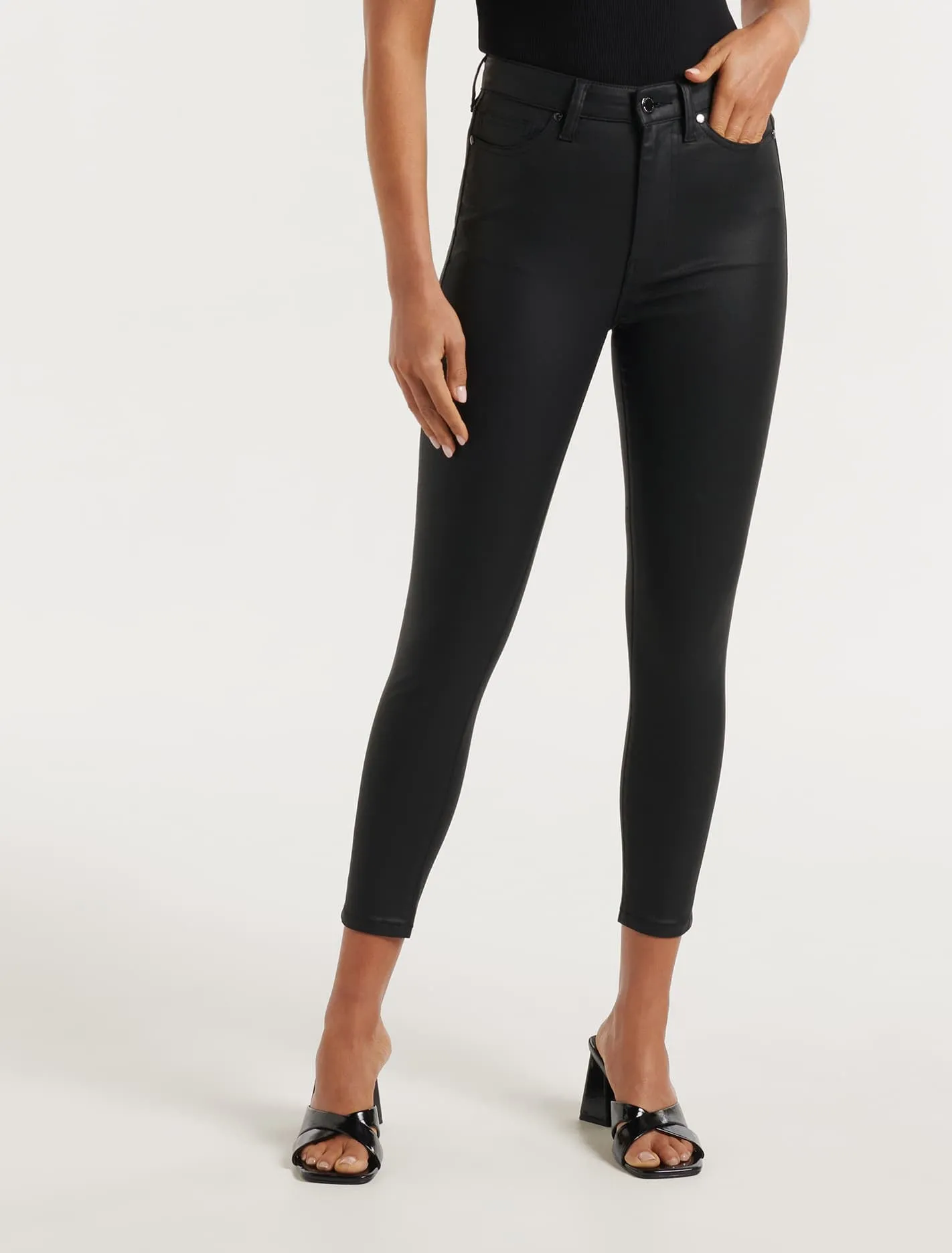 Bella Cropped High Rise Sculpting Jean