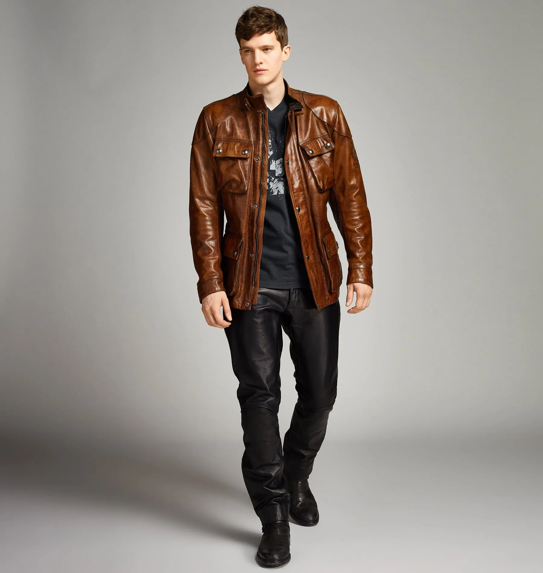 Belstaff Classic Tourist Trophy Men's Leather Jacket