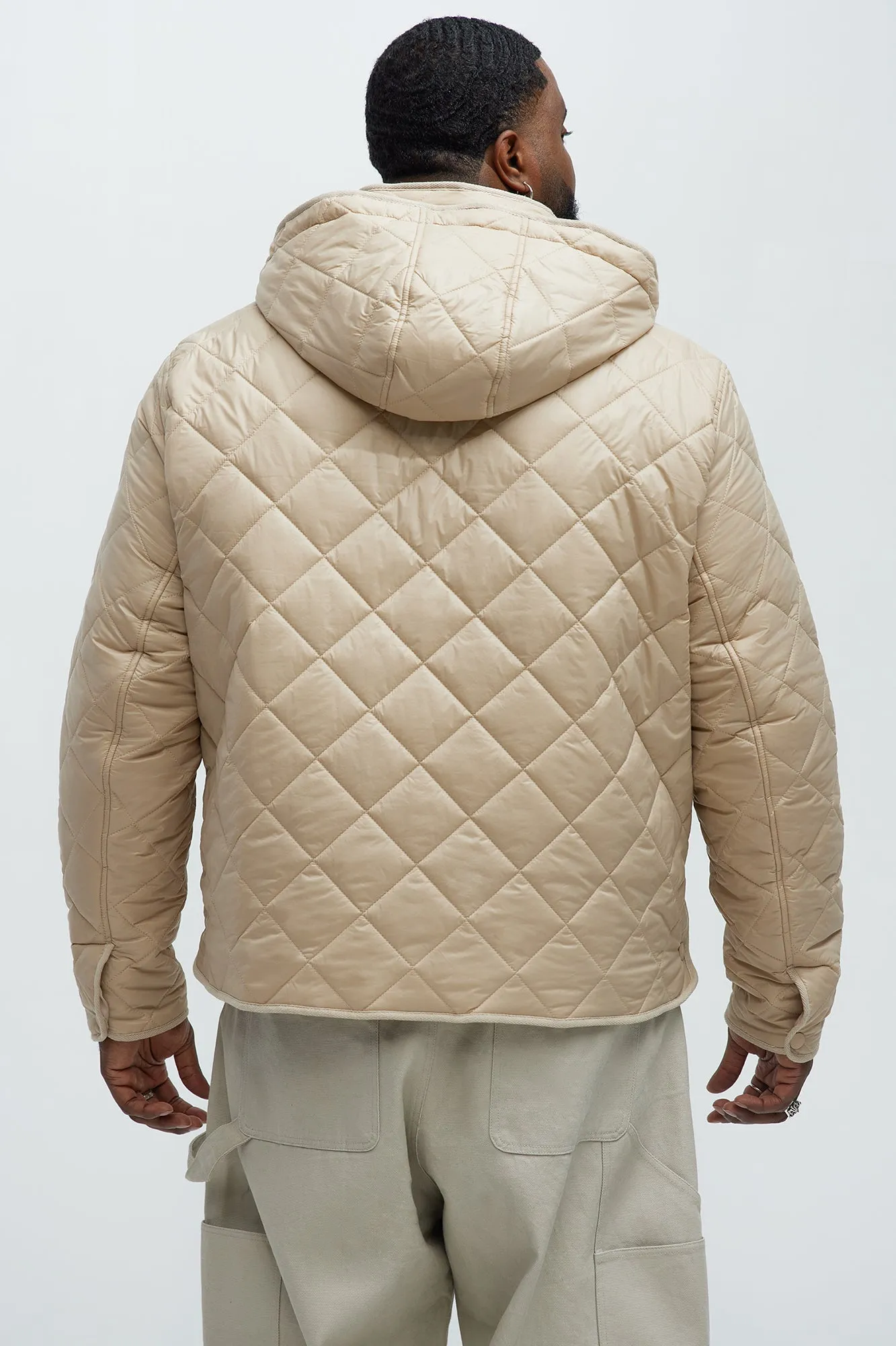 Better By Myself Quilted Jacket - Tan