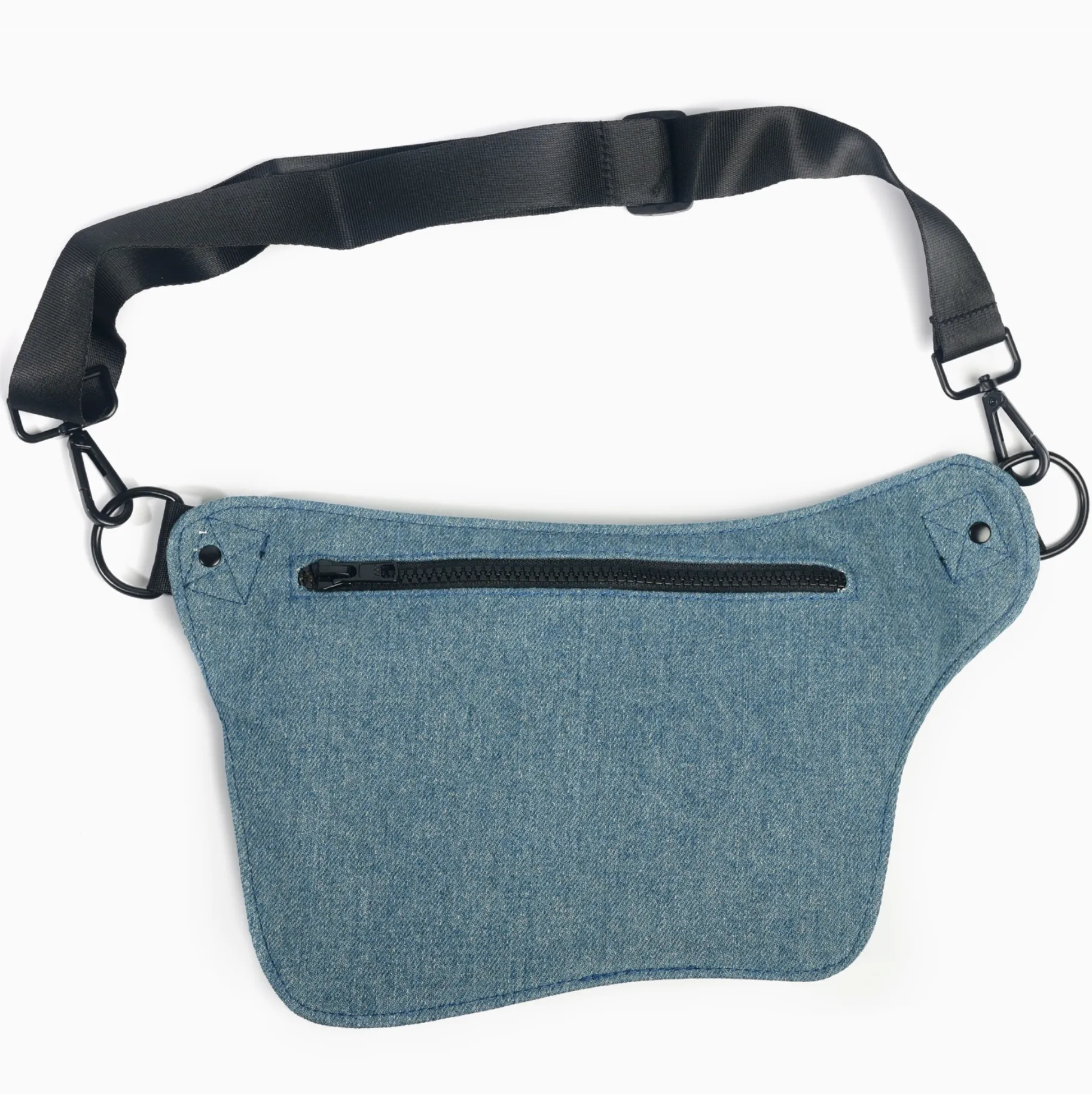 Blue Denim Hip Bag