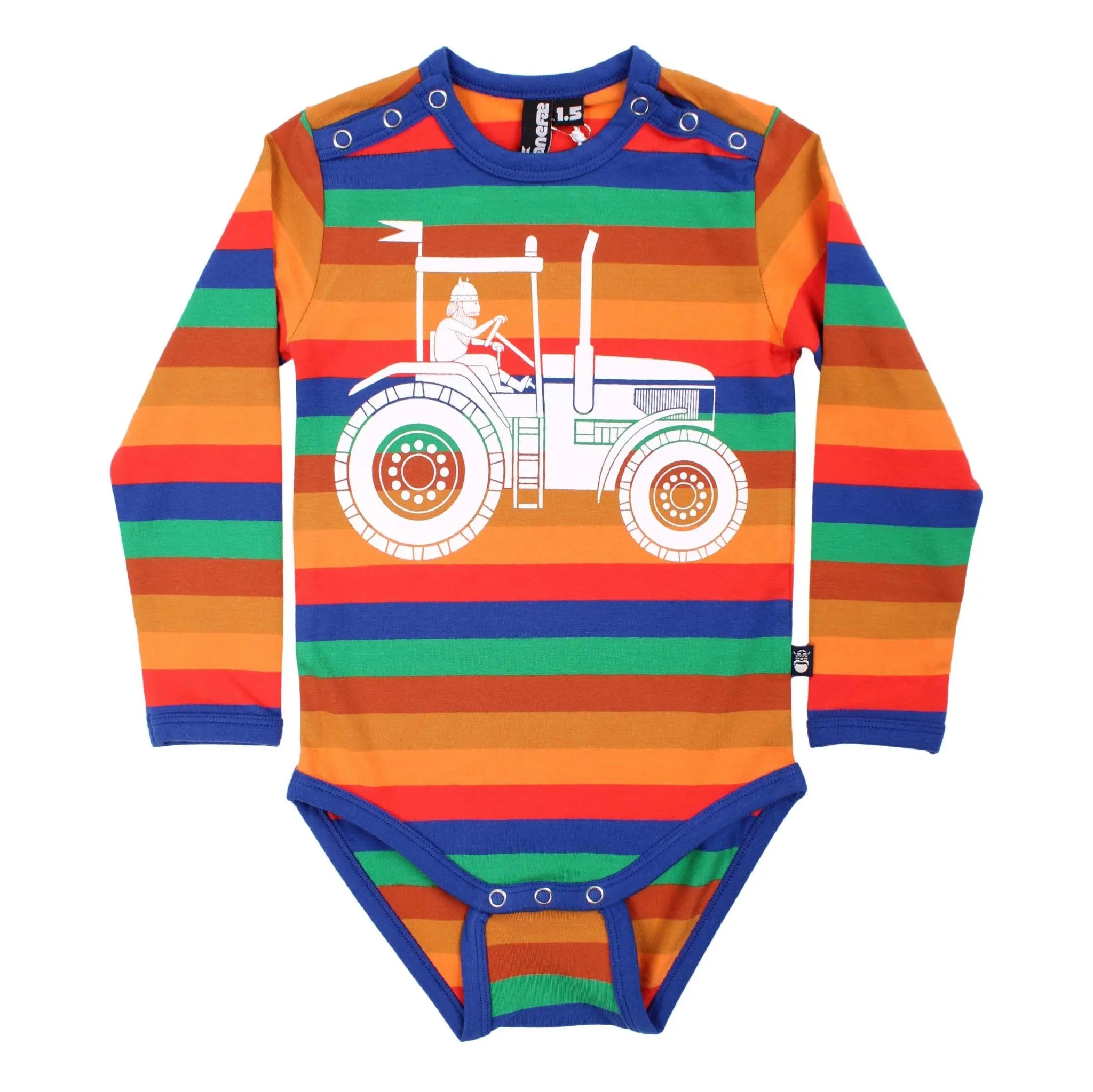 Bodysuit- striped tractor