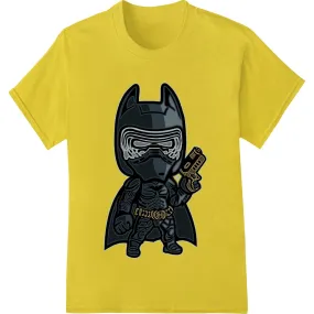 Bold Batman Silhouette - Superhero DTF Print Heat Transfer