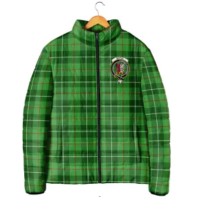 Boyle Tartan Padded Jacket with Family Crest