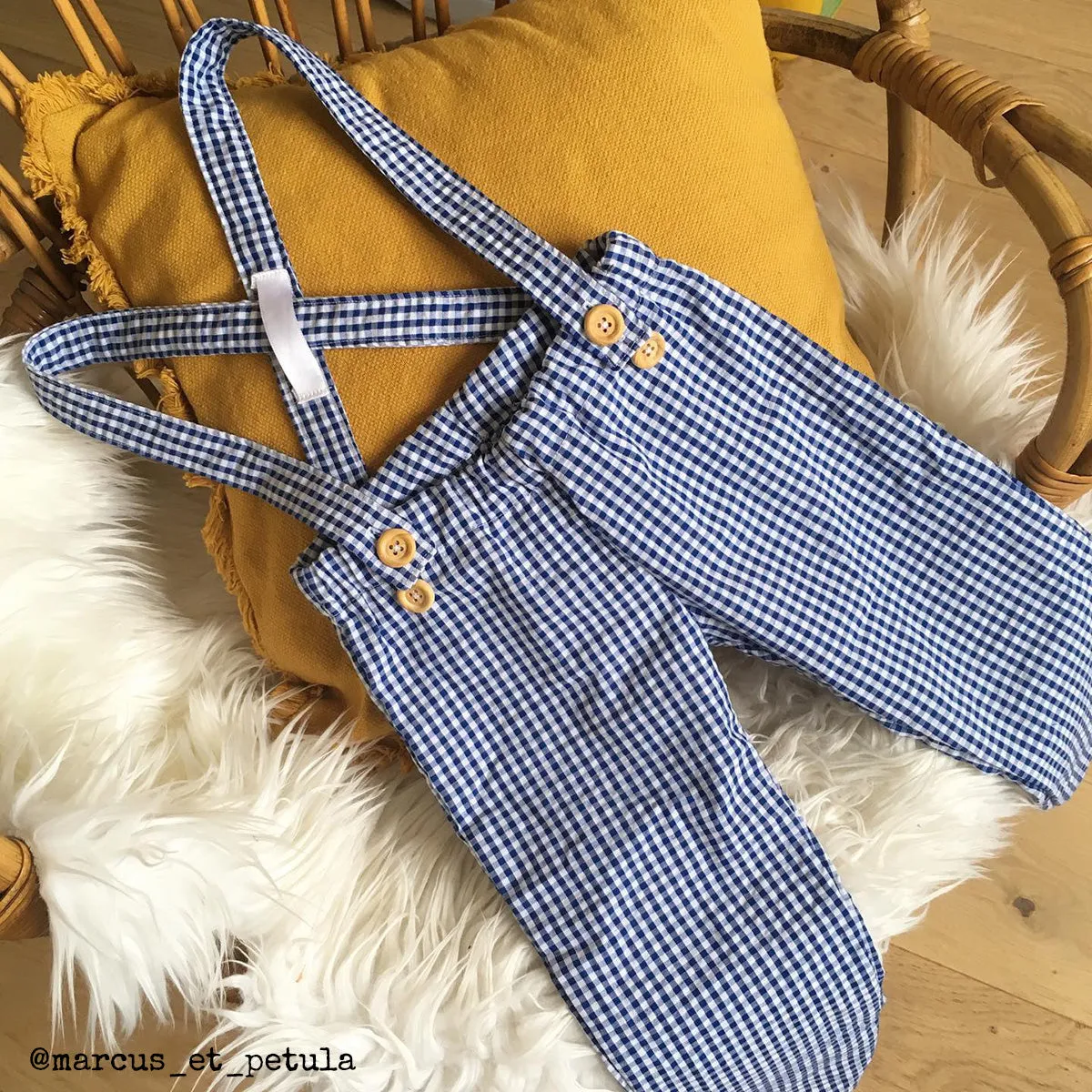 BRIGHTON Pants/shorty with Suspenders - 6M/4Y - PDF Sewing Pattern