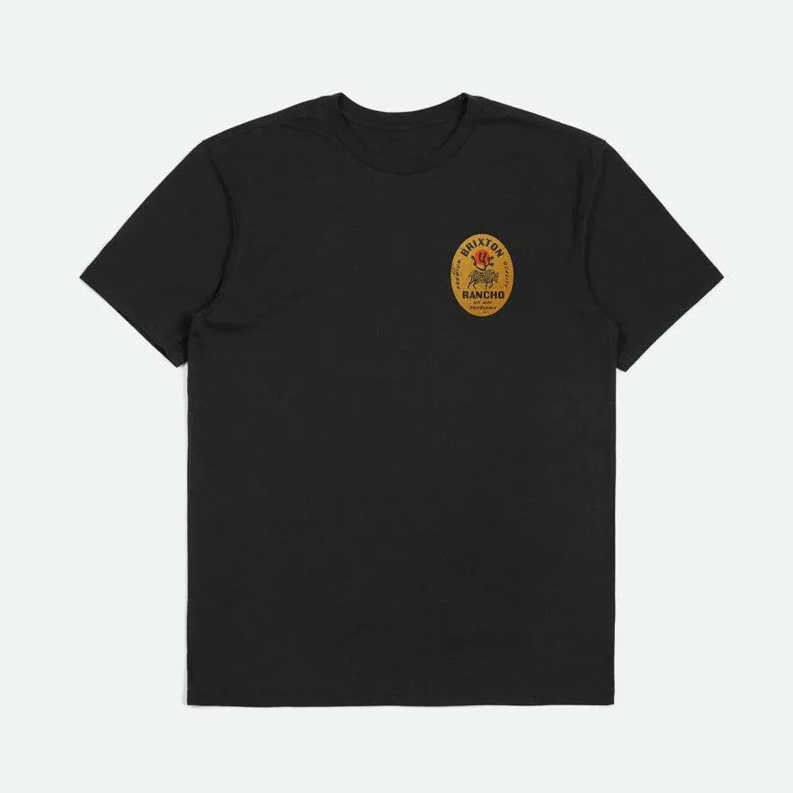 BRIXTON Rancho Tailored T-shirt - Black