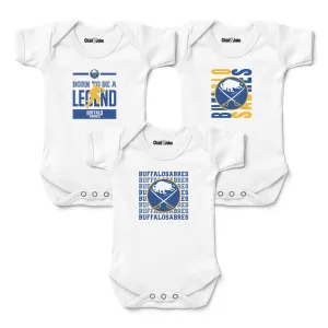 Buffalo Sabres 3-Pack Bodysuits