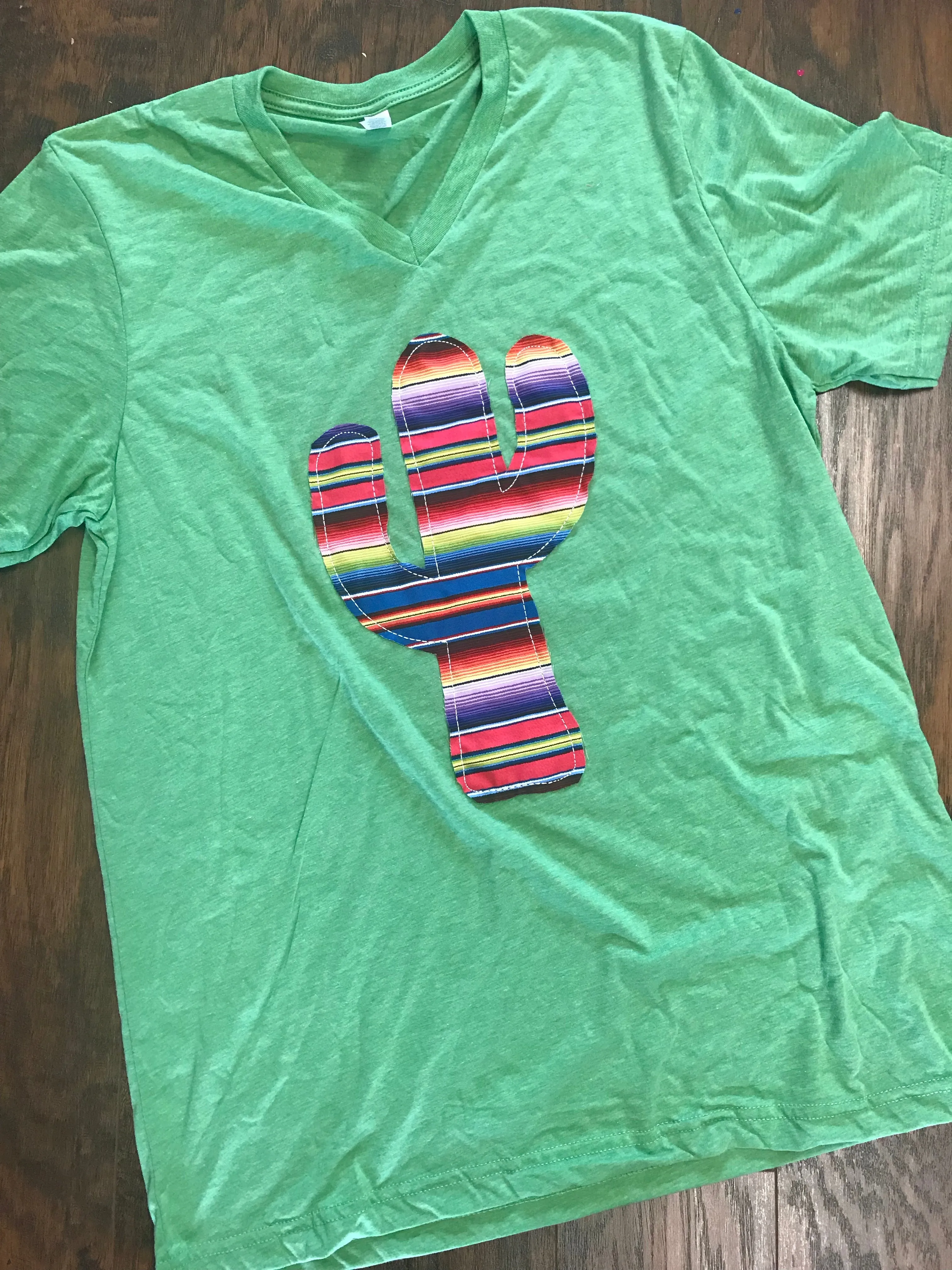 Cactus Shirt with Serape