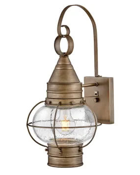 Cape Cod LED Wall Mount Lantern in Burnished Bronze