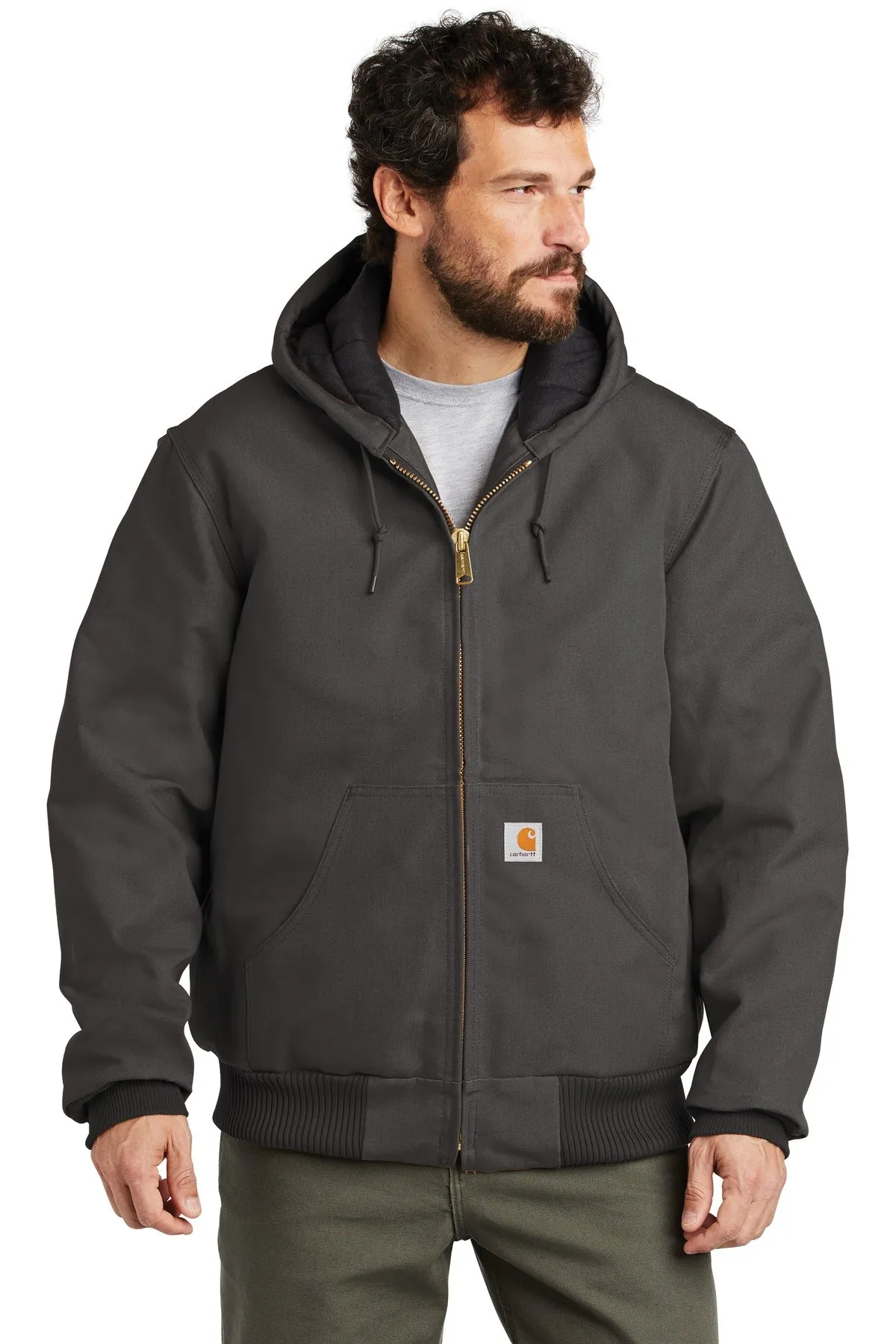 Carhartt Men's Quilted-Flannel-Lined Duck Active Jacket CTSJ140