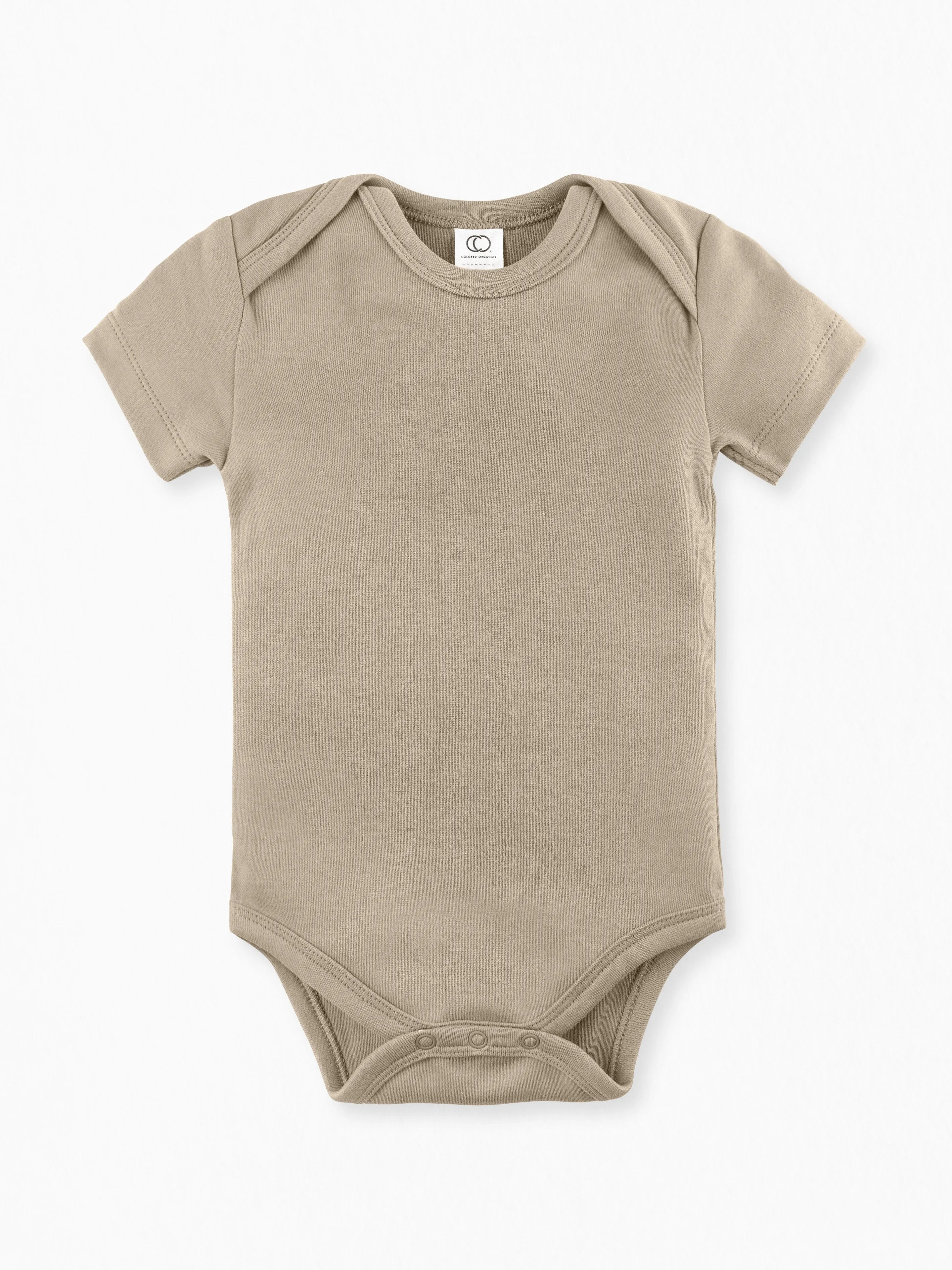 Classic Short Sleeve Bodysuit -  Clay