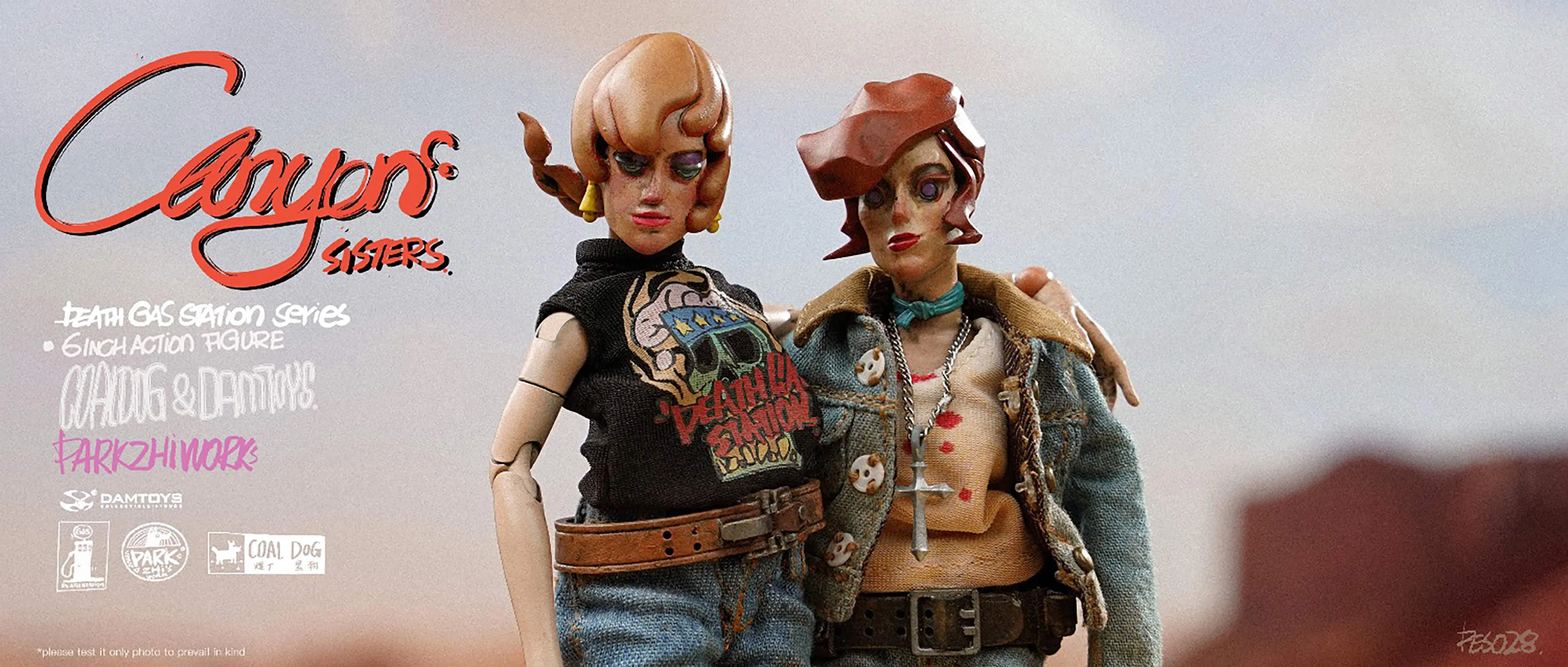 Coal Dog Death Gas Station Series: Canyon Sisters Mrs. T & Ms. L (Pre-Order)