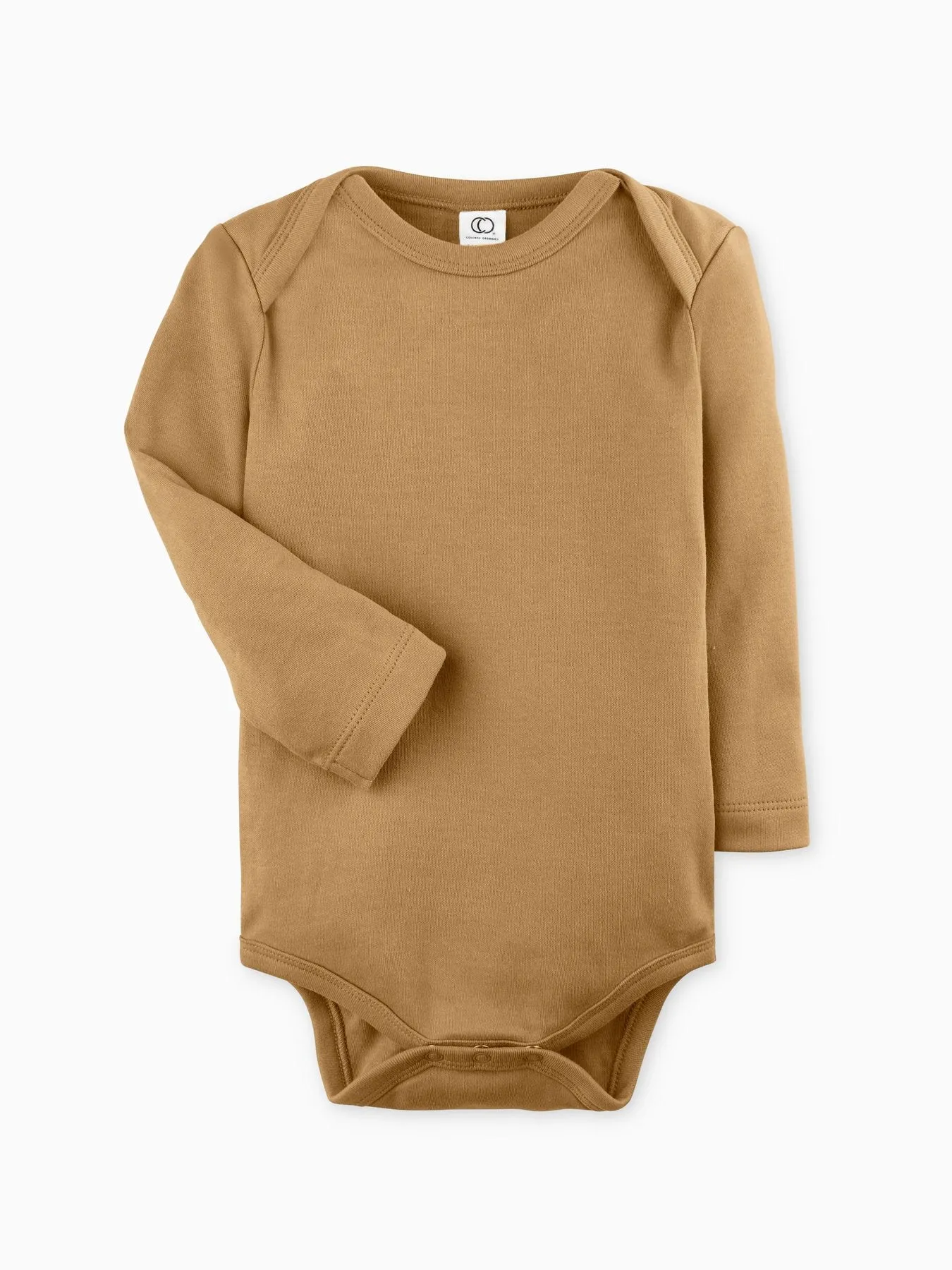 Colored Organics - Long Sleeve Classic Bodysuit - Amber