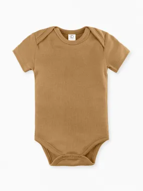 Colored Organics - Short Sleeve Bodysuit - Amber