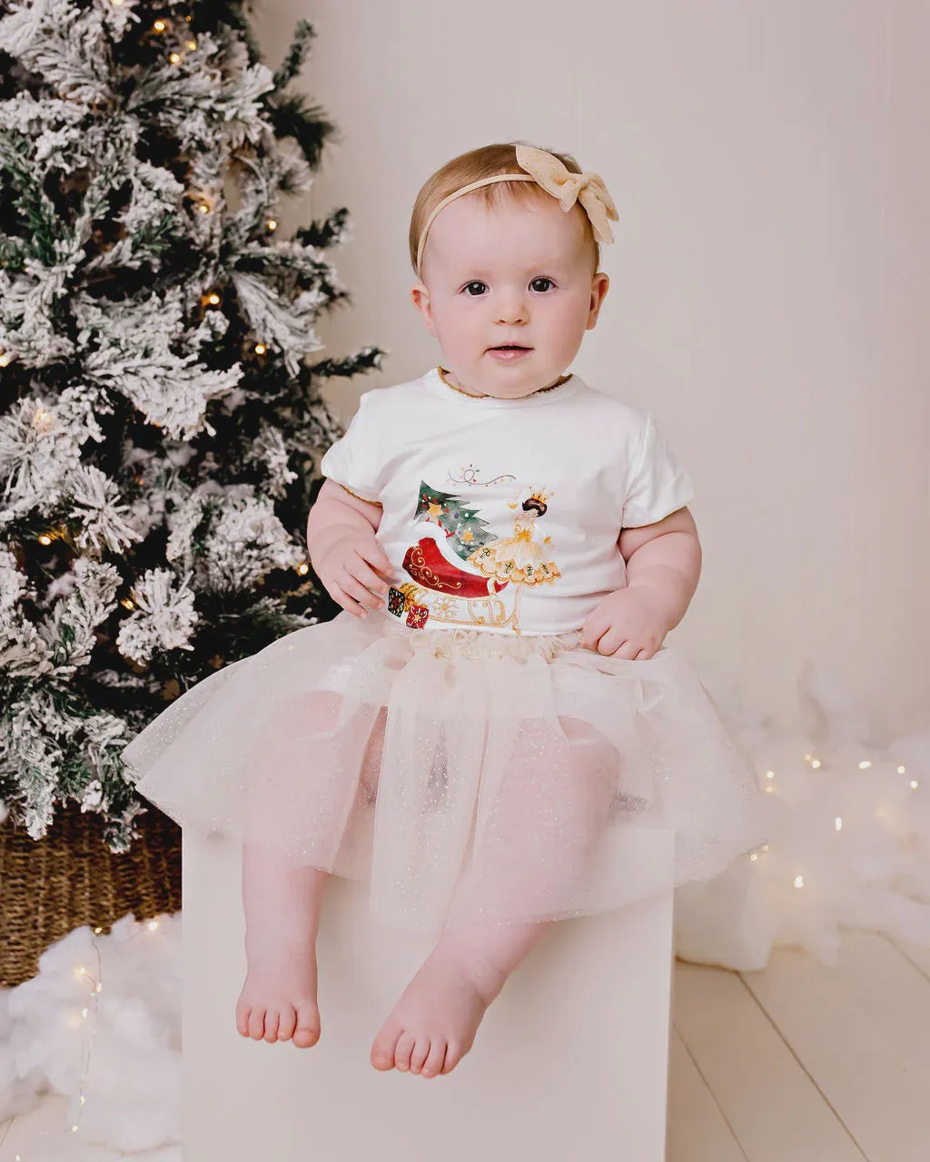 Confetti Kidz - Christmas Ballet Tee Gold