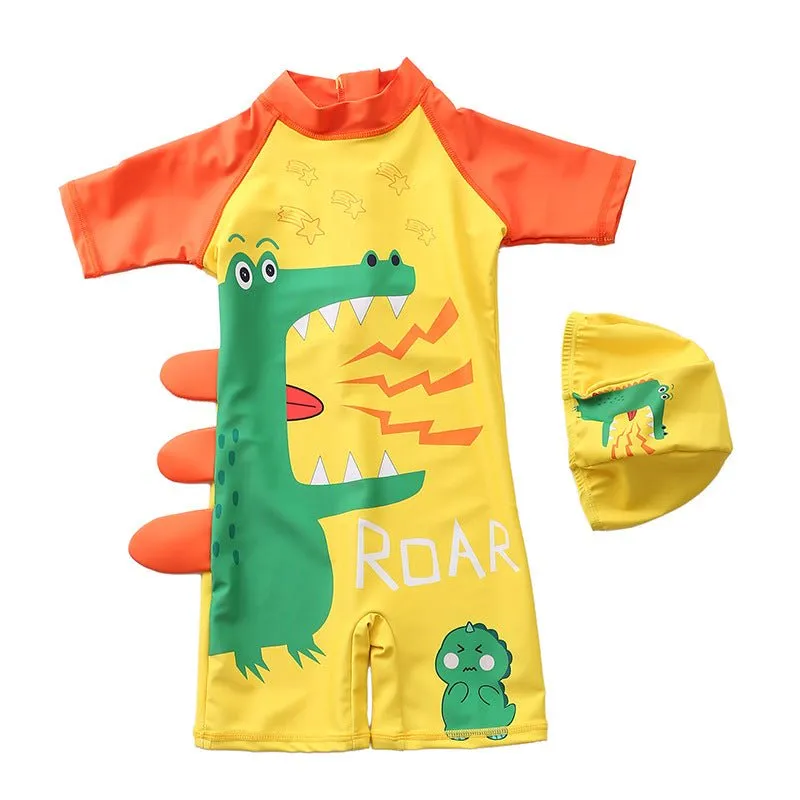 Croc Charm Boys Swimsuit