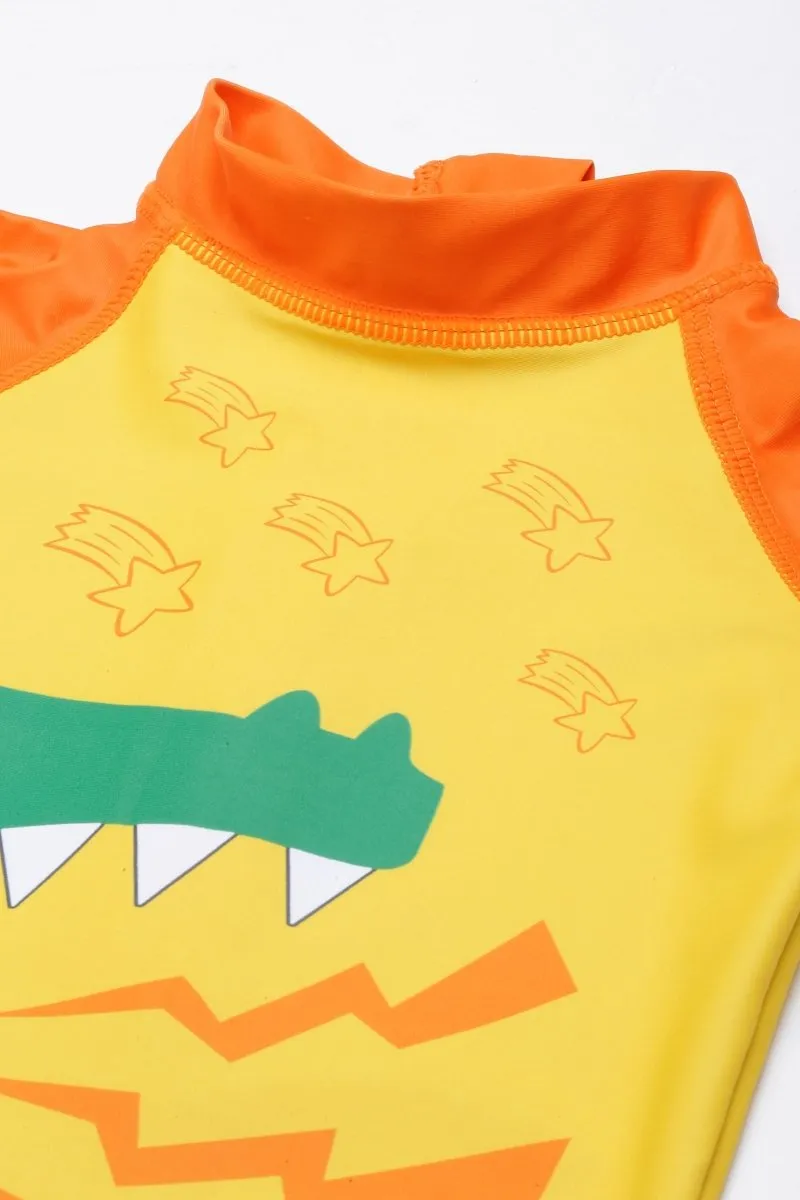 Croc Charm Boys Swimsuit