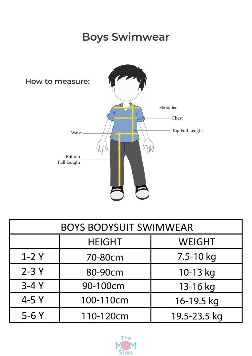 Croc Charm Boys Swimsuit