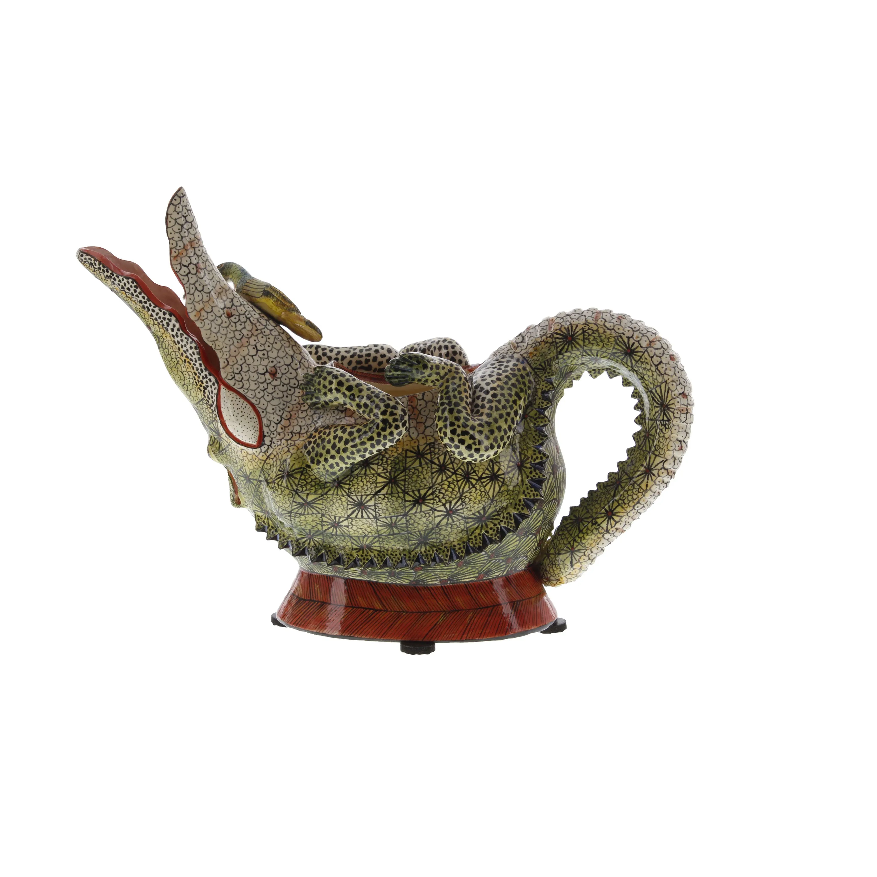 Crocodile Jug||The Ardmore Collection||Fine Ceramic Art